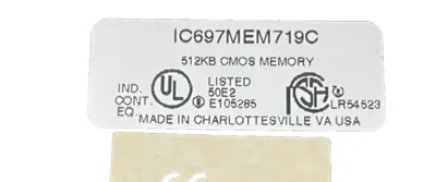 NEW GE FANUC IC697MEM719C MEMORY CARD IC697MEM719C