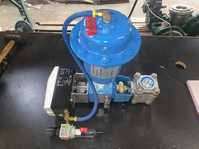 1.5" Jamesbury Ball Valve Air Operated Stainless New Storeroom Spare