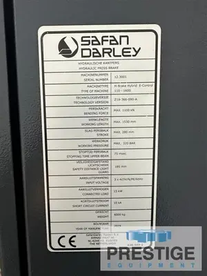 USED 2019 SAFAN-DARLEY H-BRAKE HYBRID 110T