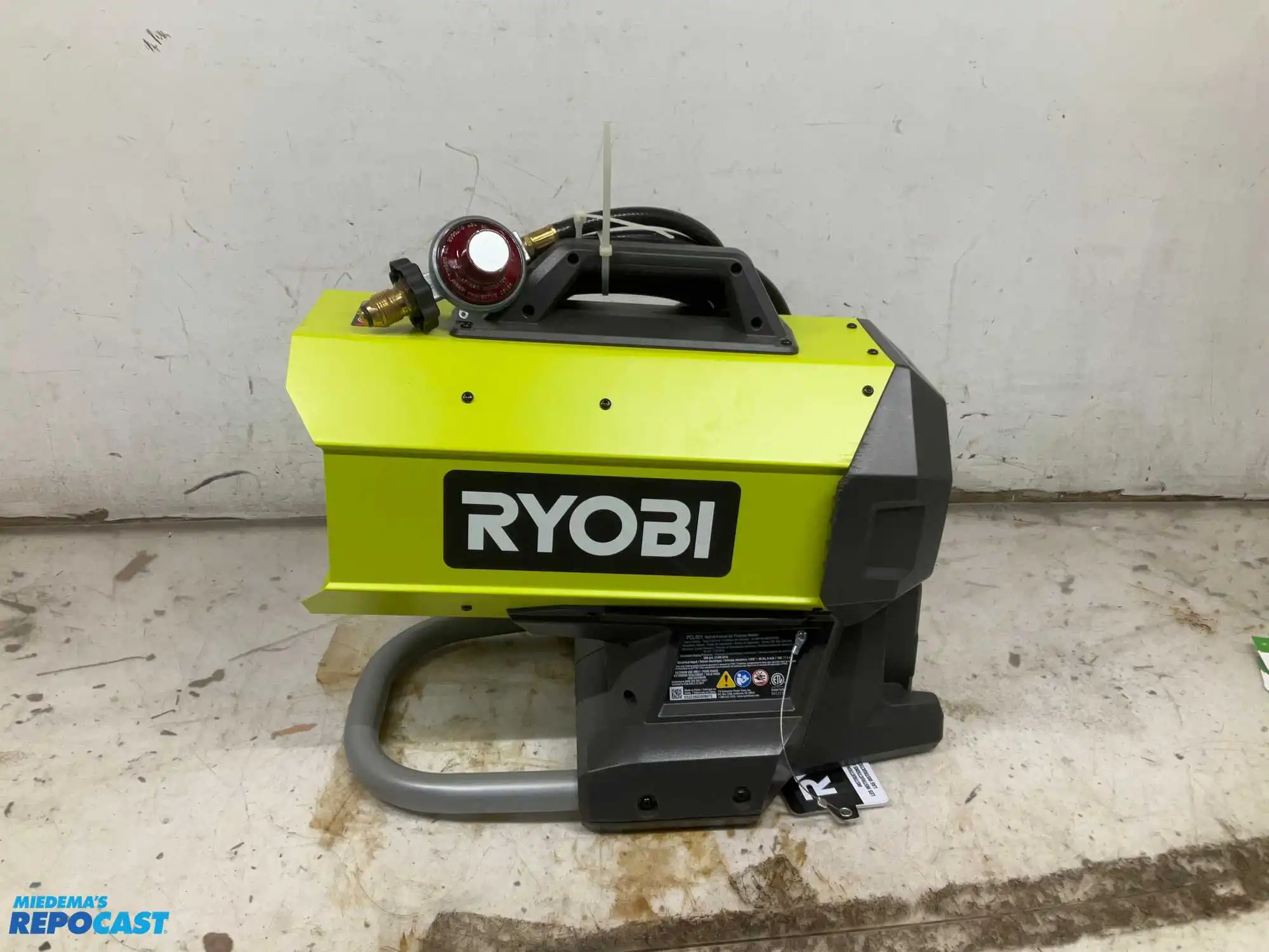 Ryobi PCL801 One+ 18V Hybrid Forced Air Propane Heater