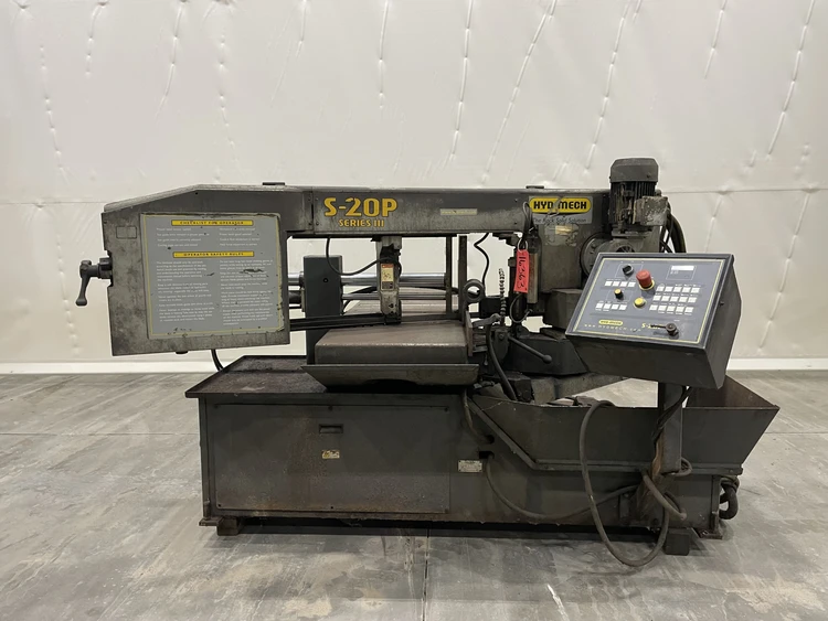 Used HYD-MECH S-20P SERIES III Horizontal Band Saws Michigan US | Vander Ziel Machinery Sales #480504