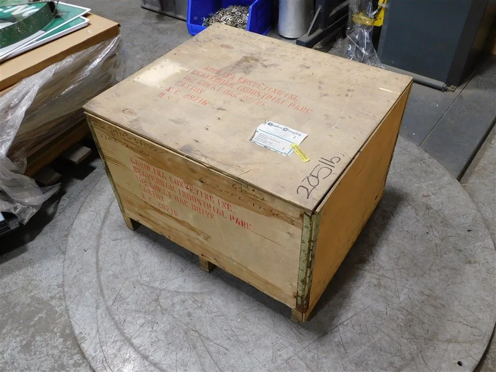 Carolina Conveying Inc. 8" RVS Rotary Feeder with Opperman Mastergear TDQ5 New