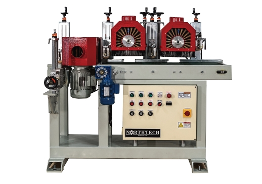Northtech NT-MBS12-2T1R1OL-EL Four Head Moulding Brush Sander