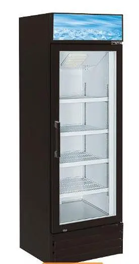 26" Swing Glass Door Black Merchandiser Refrigerator - Available in  black or wh