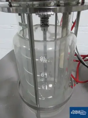 USED B. Braun 8 LITER B BRAUN FERMENTER, GLASS
