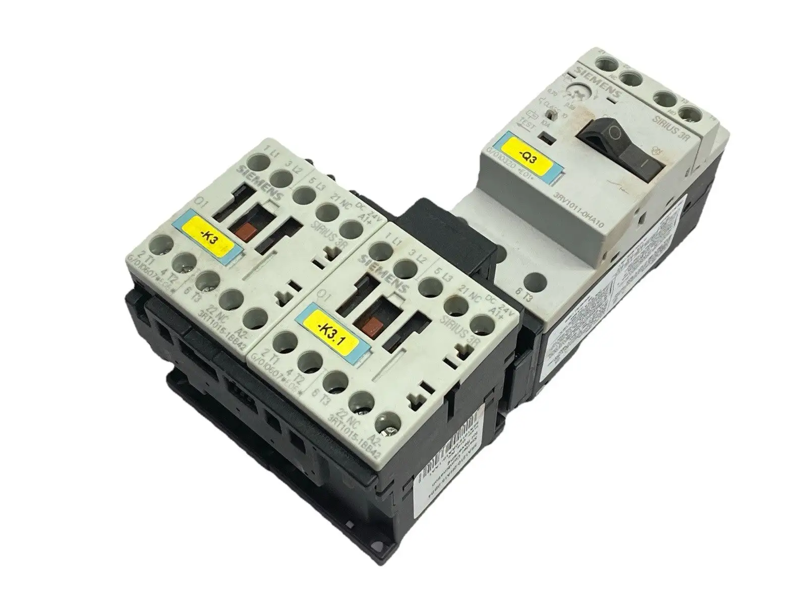 Used Siemens Starter Combination 1.4-2A 400VAC 24VDC 3RT1916-1EH00 Starters Michigan US | Maverick Industrial Sales #1401901