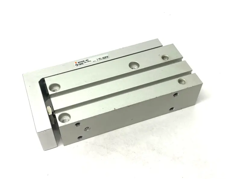 Used SMC COMPACT SLIDE CYLINDER TABLE, HIGH-RIDGIDITY, 16MM BORE Pneumatic Cylinders Michigan US | Maverick Industrial Sales #1089336