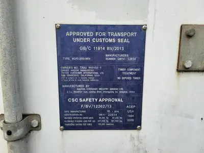 20 ft Working Refrigerated Shipping Container - TRIU6824221