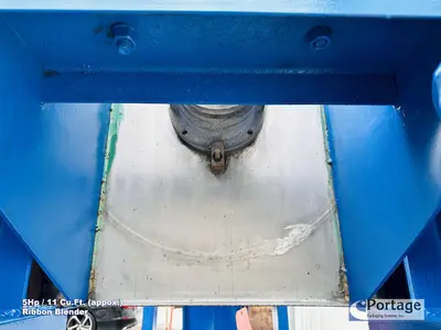 USED AARON PROCESS EQUIPMENT 11-CU.FT. JACKETED RIBBON BLENDER