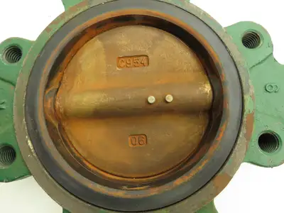 Stockham LG712BS3E 6" Lug Type Butterfly Valve W/Manual Hand Lever Actuated