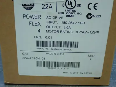 NEW ALLENBRADLEY 22AA3P6N103