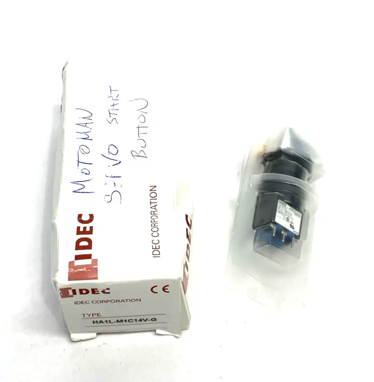 Used IDEC 16MM ROUND GREEN ILLUMINATED PUSHBUTTON, SERVO START BUTTON Relays & Switches Michigan US | Maverick Industrial Sales #1090277