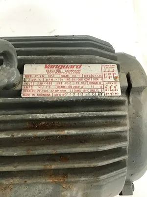 Vanguard N VM 5050 Motor 3PH 5HP 1750RPM