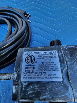 GEOGLOBAL PARTNERS SUBMERSIBLE WATER PUMP