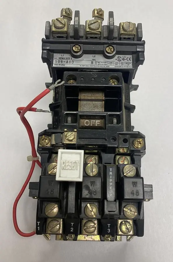 Used ALLEN-BRADLEY 509-A0D Motors (misc) | Surplus Asset Holdings #1204687