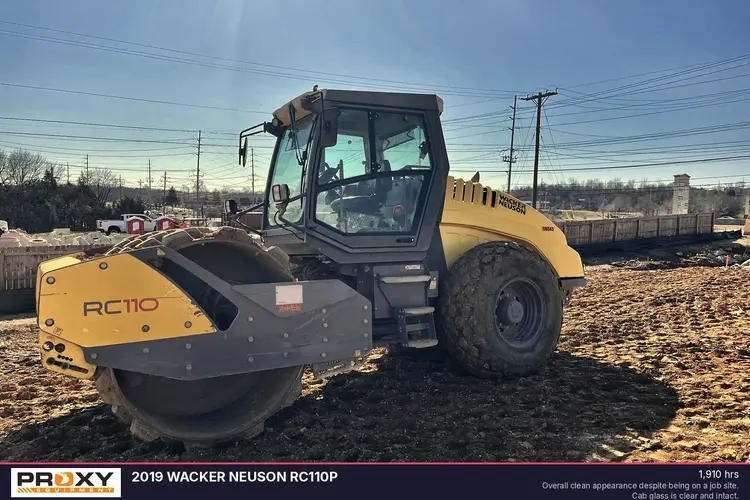 Used 2019 WACKER NEUSON RC110P Single Drum Rollers Tennessee US | Proxy Equipment #1385006