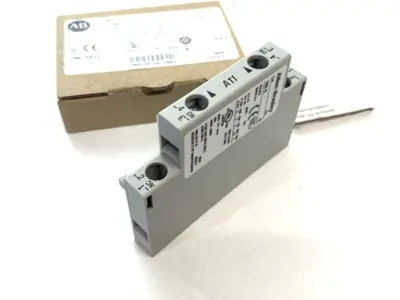 USED ALLEN BRADLEY SER. B AUXILIARY CONTACT, SIDE MOUNT, 1 NO, 1 NC