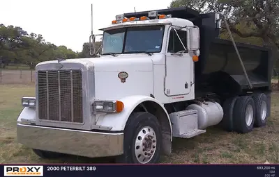 Used 2000 PETERBILT 389 Dump trucks Texas US | Proxy Equipment #1388615