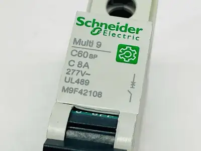 M9F42108 | Schneider Electric  Miniature Circuit Breaker 1P 8A 277V - New