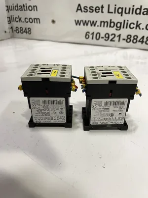 Siemens SIRIUS 3RT1016-1BB42 3 Pole Contactor 9A AC3 4kW 400V 24V Coil -Lot of 2