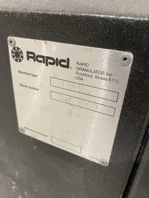 F-14 | Rapid Force  Plastic Granulator 480V 3PH - Used