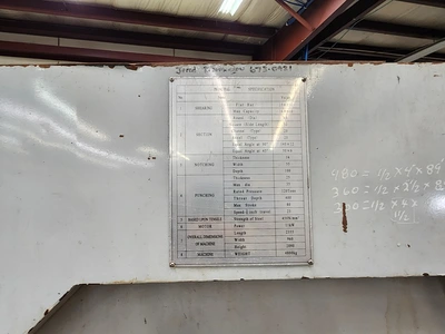 Used 1900 BROBO Q35Y-25 Ironworkers Illinois US | Revelation Machinery #1404136