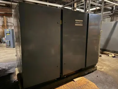 Used ATLAS COPCO GA160W Rotary Screw & Sliding Vane Air Compressors Pennsylvania US | Global Equipment International, LLC #721262
