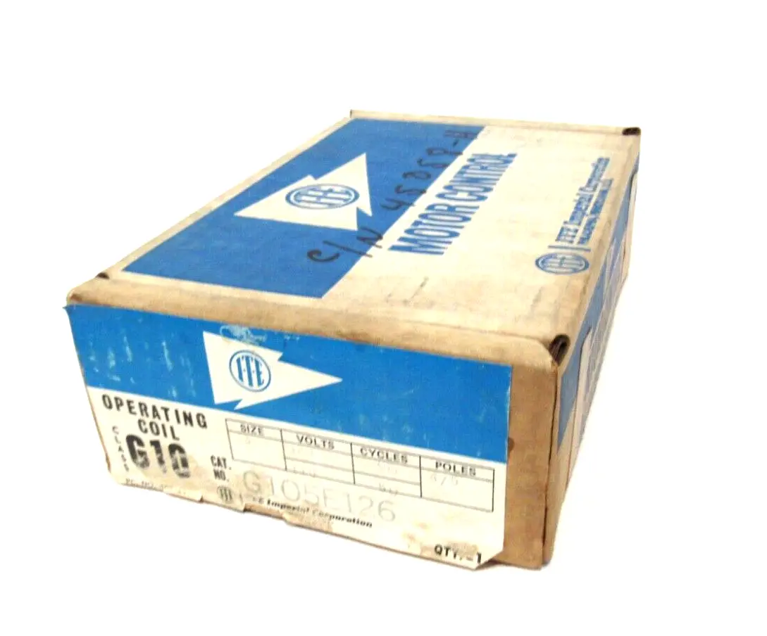 NEW ITE IMPERIAL CORP. G105E126 OPERATING COIL