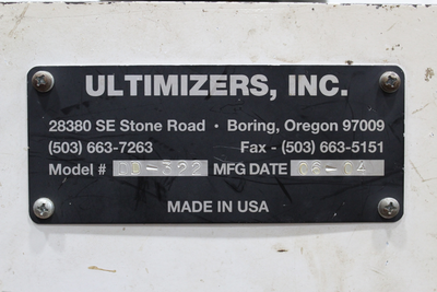 Ultimizers Duo-Drive Optimizing Cut-off Saw w/ Ulti-Vision Defect Scanner and Kicker Station