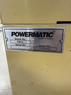 Used _UNKNOWN_ PM15 Woodworking Planers Ohio US | AW Machinery, LLC. #1457336