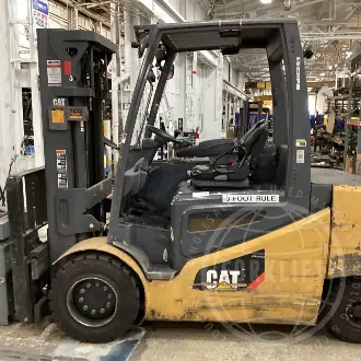 Used 2018 CATERPILLAR EP10000 4-Wheel Sit down Electric Counterbalance Forklifts Illinois US | Forklift Exchange #1337603
