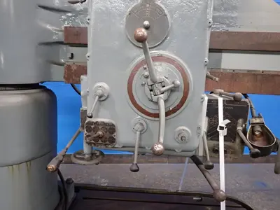 The American Tool Works Co 4 Ft Arm X  15" Column Radial Arm Drill
