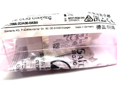 New | in-Stock Siemens SINAMICS Coupling for DRIVE-CLIQ Cable Protet. IP67 Connector Accessories Michigan US | Maverick Industrial Sales #1468115