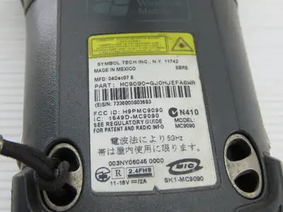 Symbol Motorola MC9090-GJ0HJEFAGWR Barcode Scanner Batteries & Charger Lot of 5