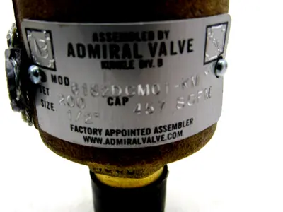 NEW KUNKLE 6182DCM01-KM0200 PRESSURE RELIEF VALVE 6182DCM01KM 0200