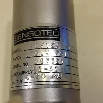 USED SENSOTEC TJE/1278-18TJG