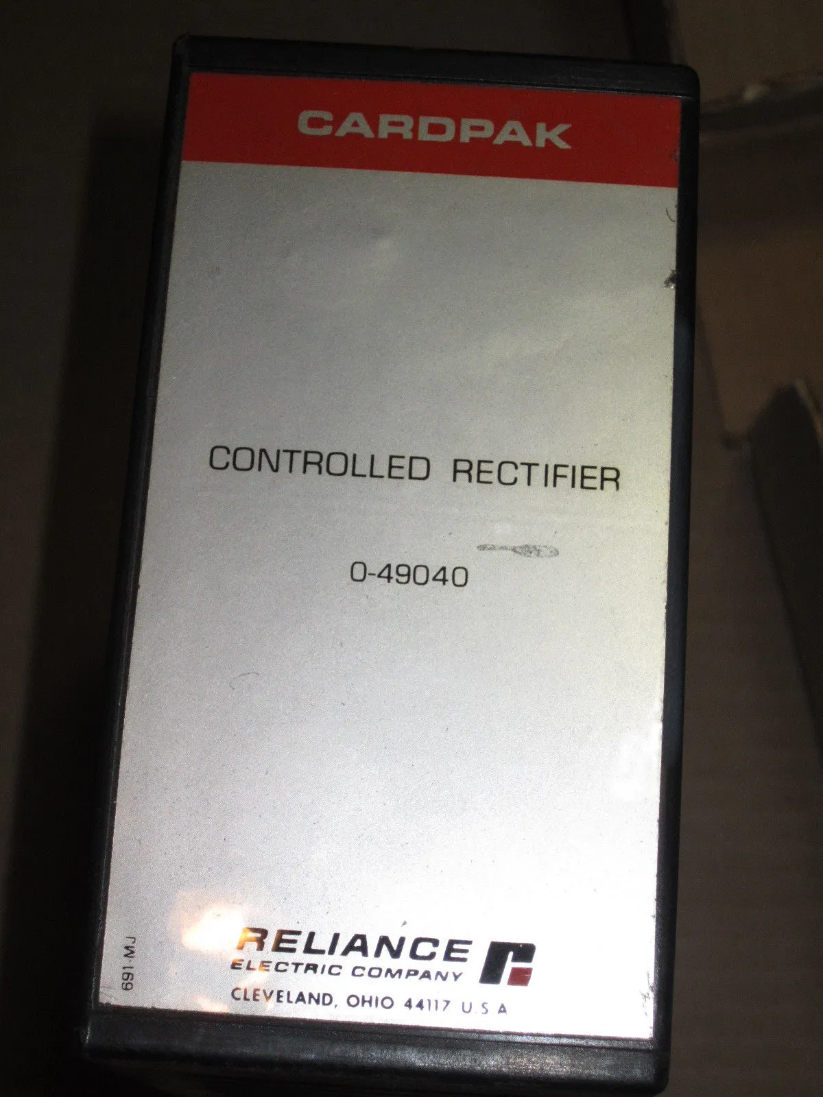 USED RELIANCE ELECTRIC 0-49040 CARDPAK 049040 CONTROLLED RECTIFIER