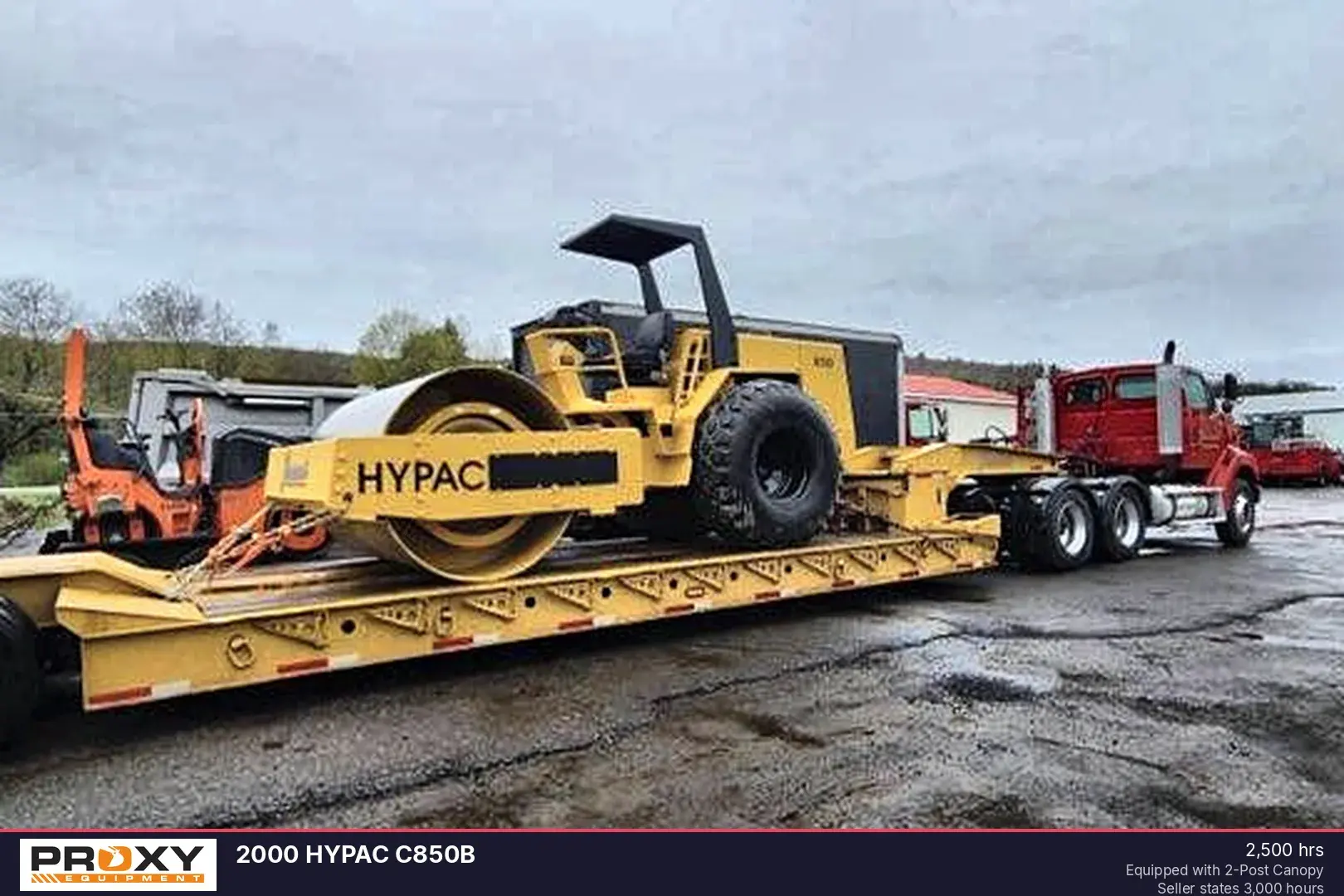 Used 2000 HYPAC C850B Single Drum Rollers New York US | Proxy Equipment #1385066