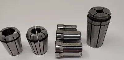 UNBRANDED 6 PIECE COLLET SET - SIZES INCLUDE 13/32, 3/4IN, 9/16, AND ERICKSON 13/32