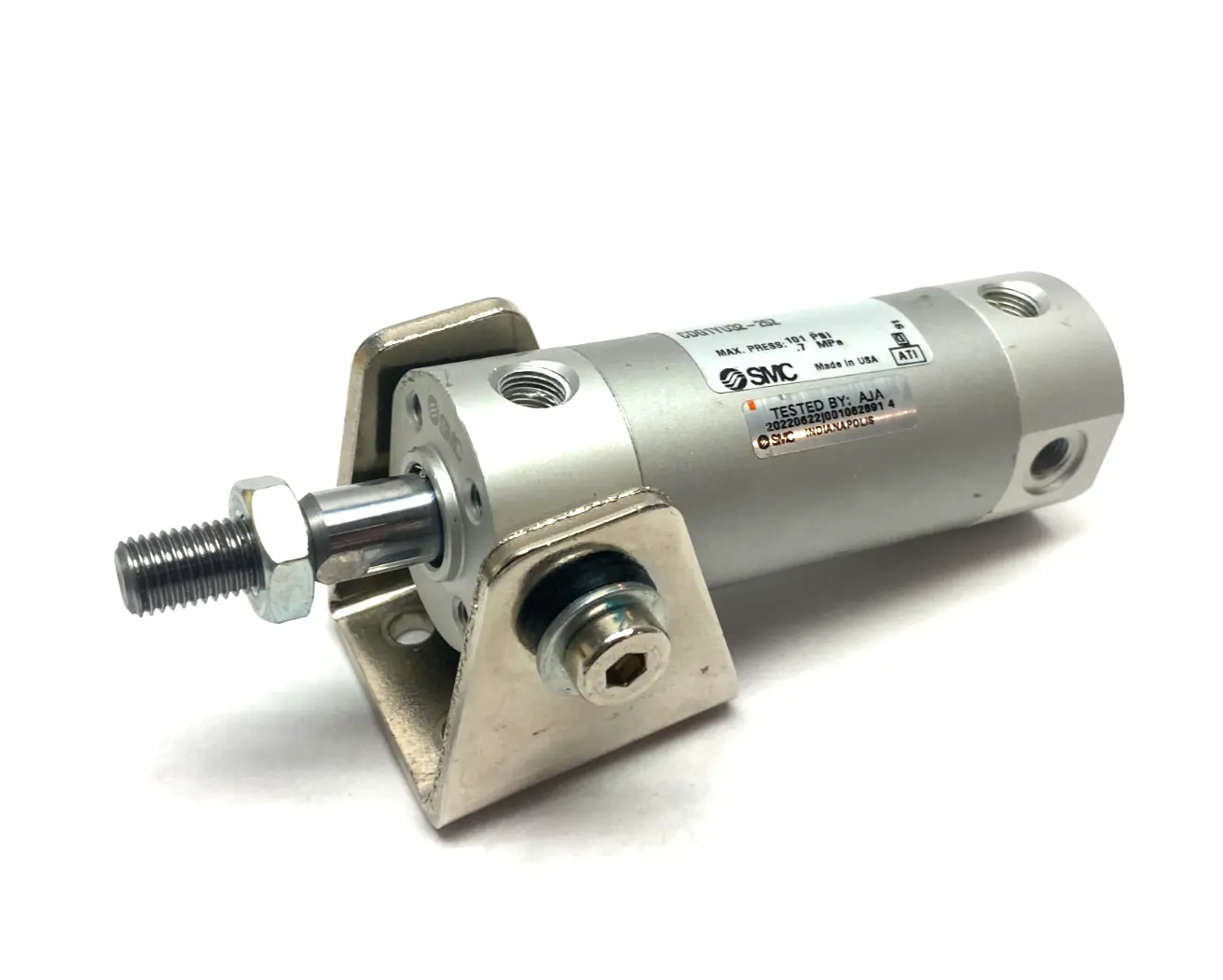 USED SMC PRECISION SMOOTH CYLINDER, ROUND BODY