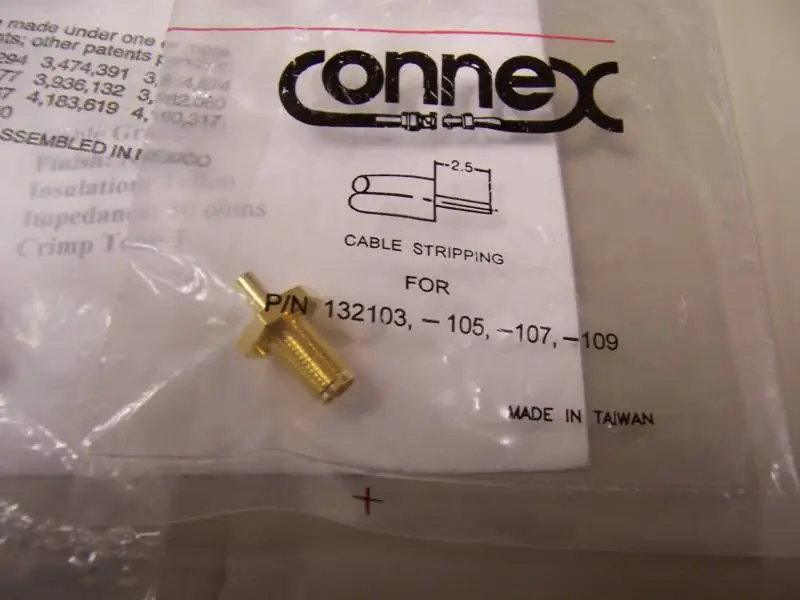 NEW Amphenol/Connex Coaxial  Adapters