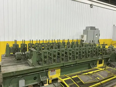 10 & 12 STAND X 2" BRADBURY SIDE BY SIDE U JOINT DRIVE ROLLFORMER: YOBRO #24947