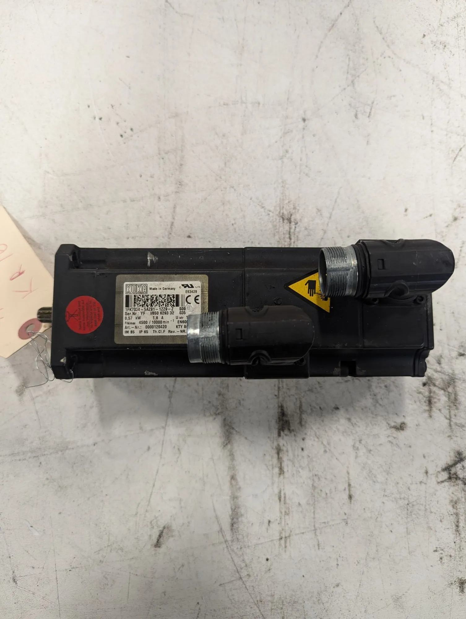 USED KUKA 1FK7034-5AZ91-1ZZ9-Z