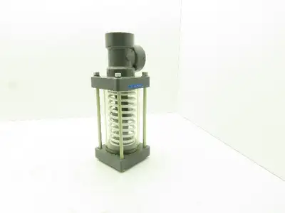 Plast-o-matic DS200LV-NO 2" Shutoff Valve PVC Spring Return NO Pneumatic Powered