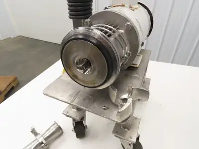 SPX Waukesha C114 Stainless Sanitary Centrifugal Pump 1.5x1.5" 1Hp 115/230V 1PH