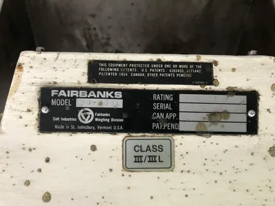 Fairbanks 190-3041 Weight Indicator 9VDC