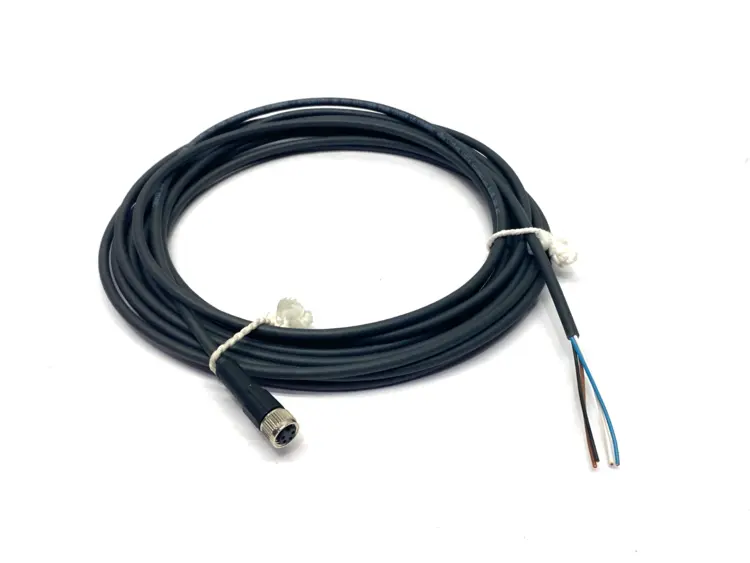 New | in-Stock Phoenix Contact Single-Ended Cordset, 5m, M8 Female 4-Pin, 5,0 PUR 4x0,25 Cable & Wire Michigan US | Maverick Industrial Sales #1419306