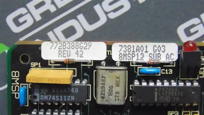 Westinghouse 7381A01G03 Ovation Batch Processor Board 8MSP12 Sub AC Used