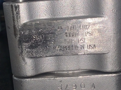 1.5" Jamesbury Ball Valve Air Operated Stainless New Storeroom Spare