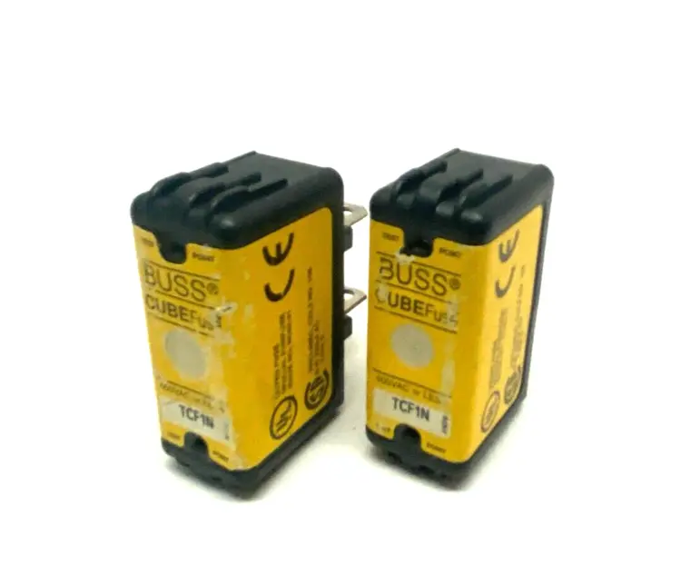 Used BUSSMANN CUBEFUSE DUAL ELEMENT TIME DELAY CURRENT LIMITING FUSE Fuses | Maverick Industrial Sales #1113696